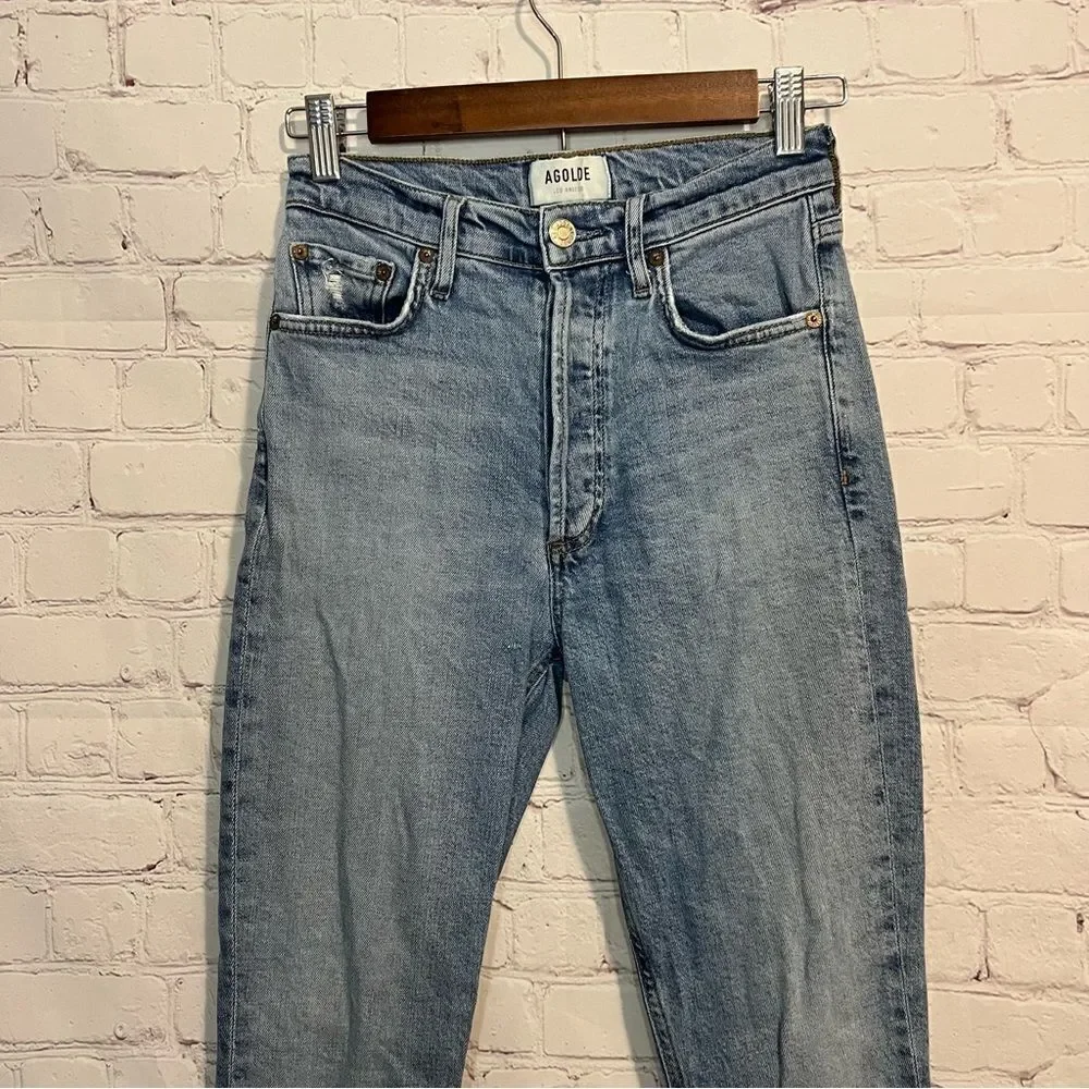 Agolde Nico High-Rise Slim Jeans size 25